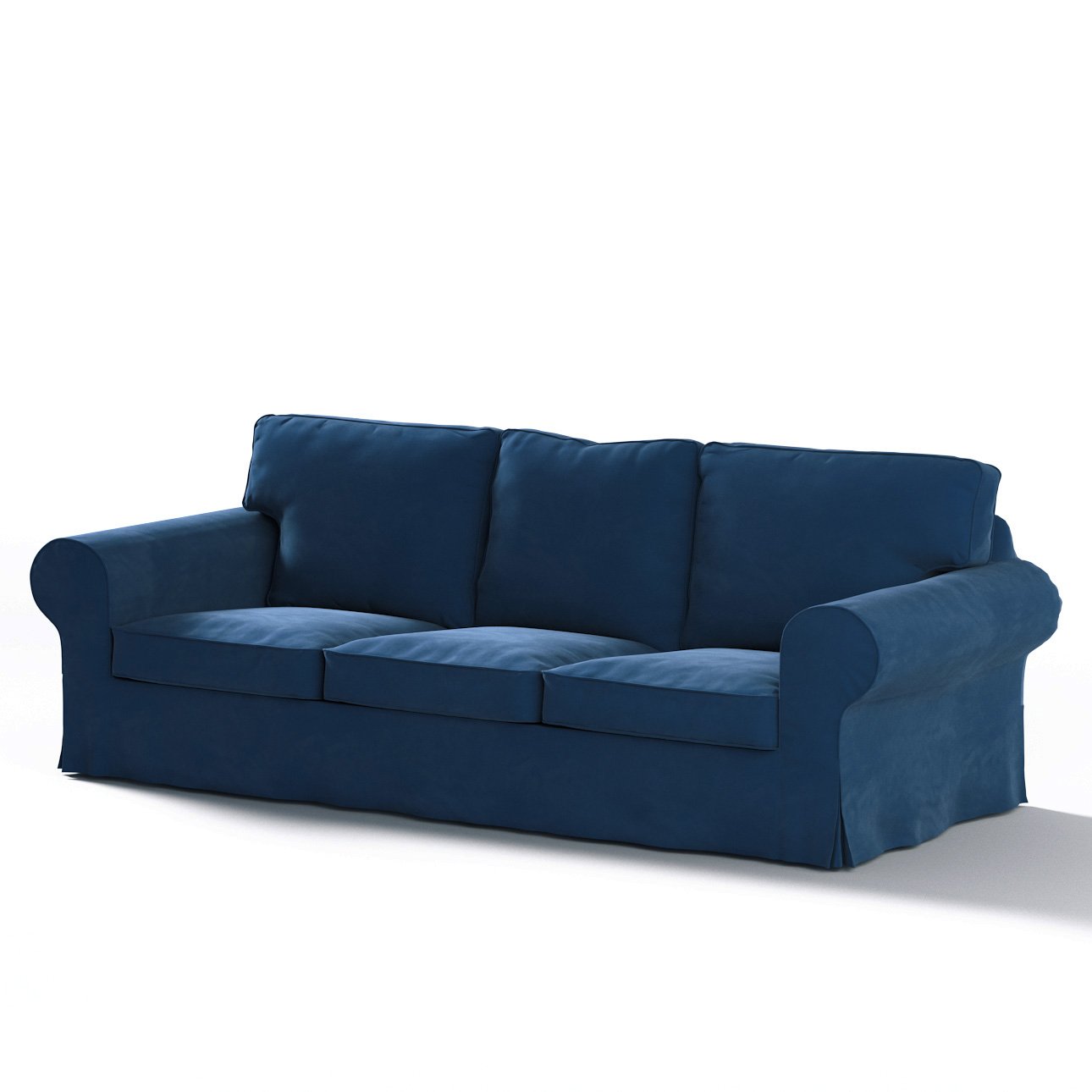 Ektorp 3seater sofa cover, navy blue, 70429, 218 x 88 x 73 cm