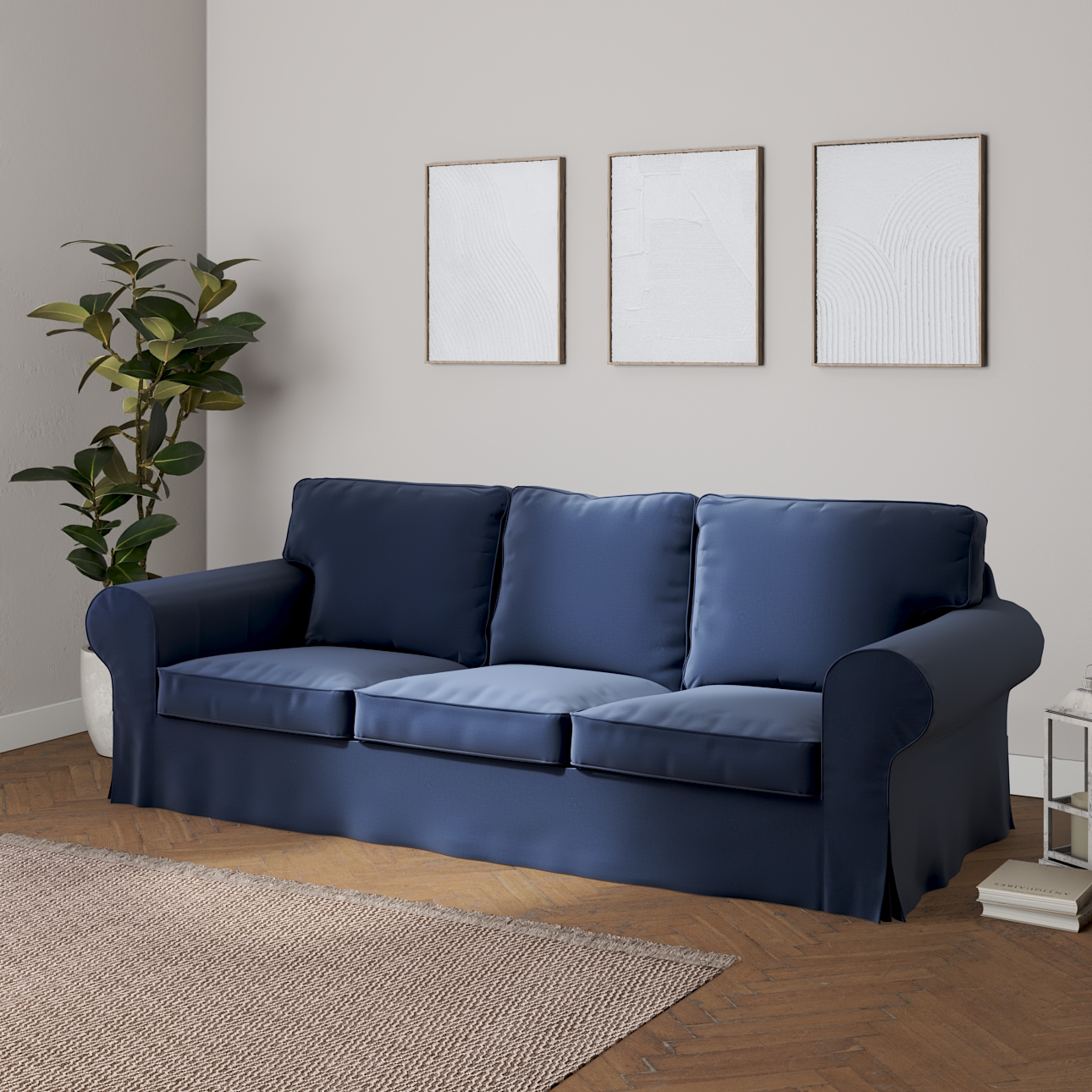 Navy 3 deals seater sofa