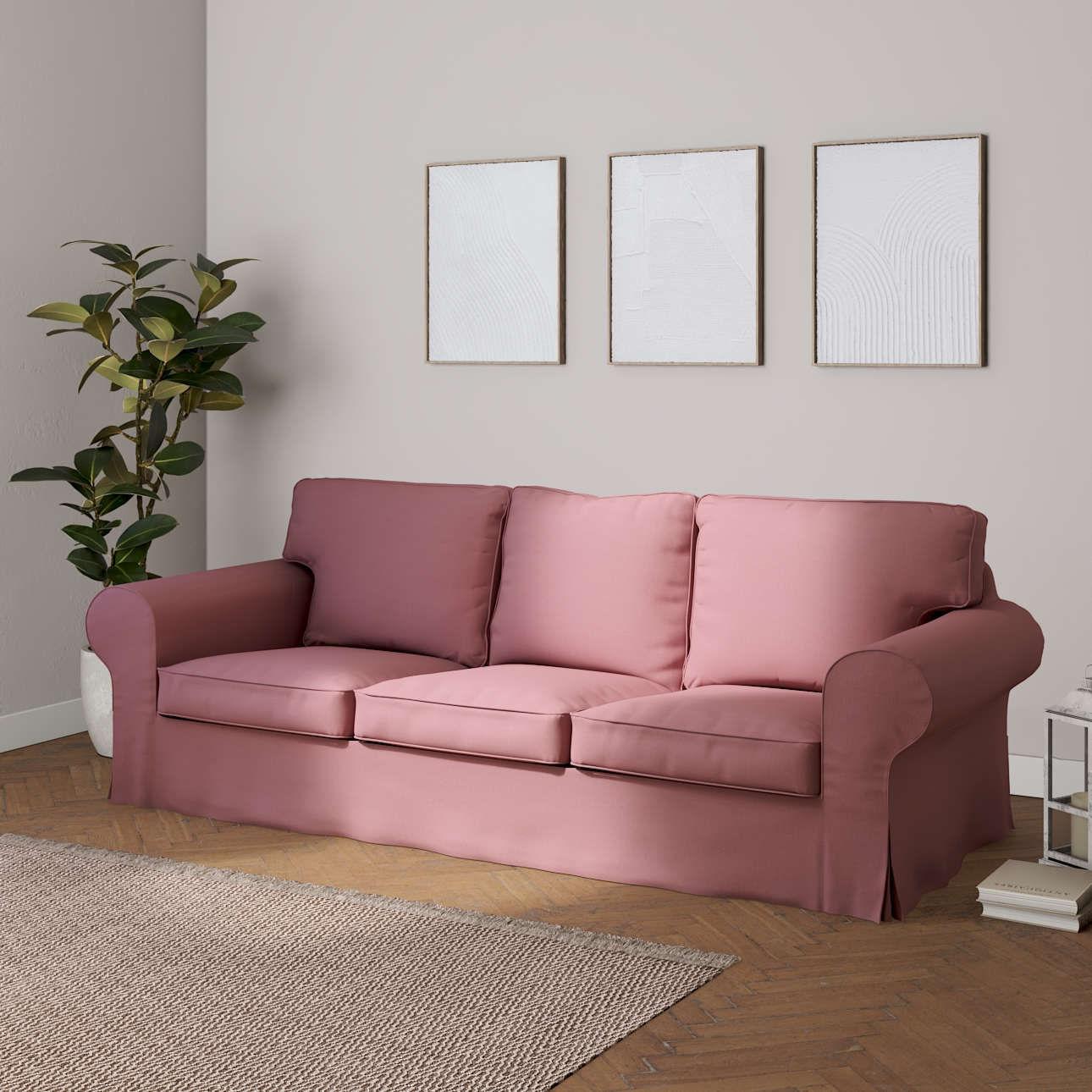 Pink deals sofa cover