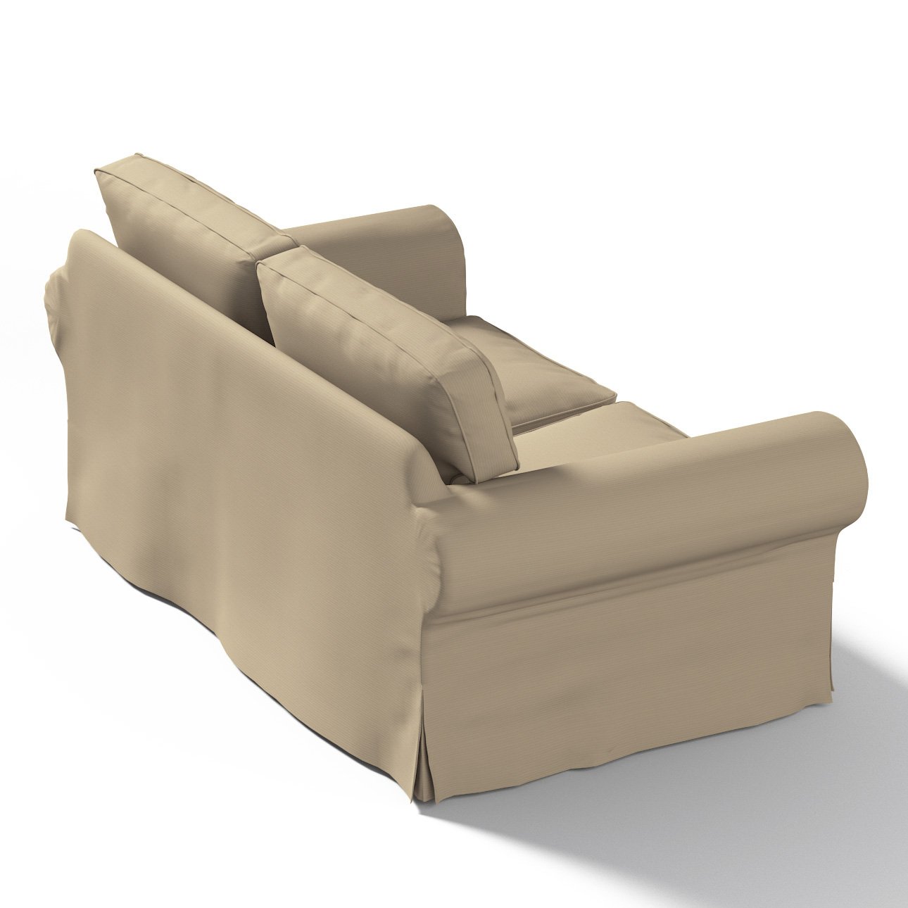 Ektorp 2seater sofa cover, grey/brown, 70228, 173 x 83 x 73 cm Dekoria.co.uk
