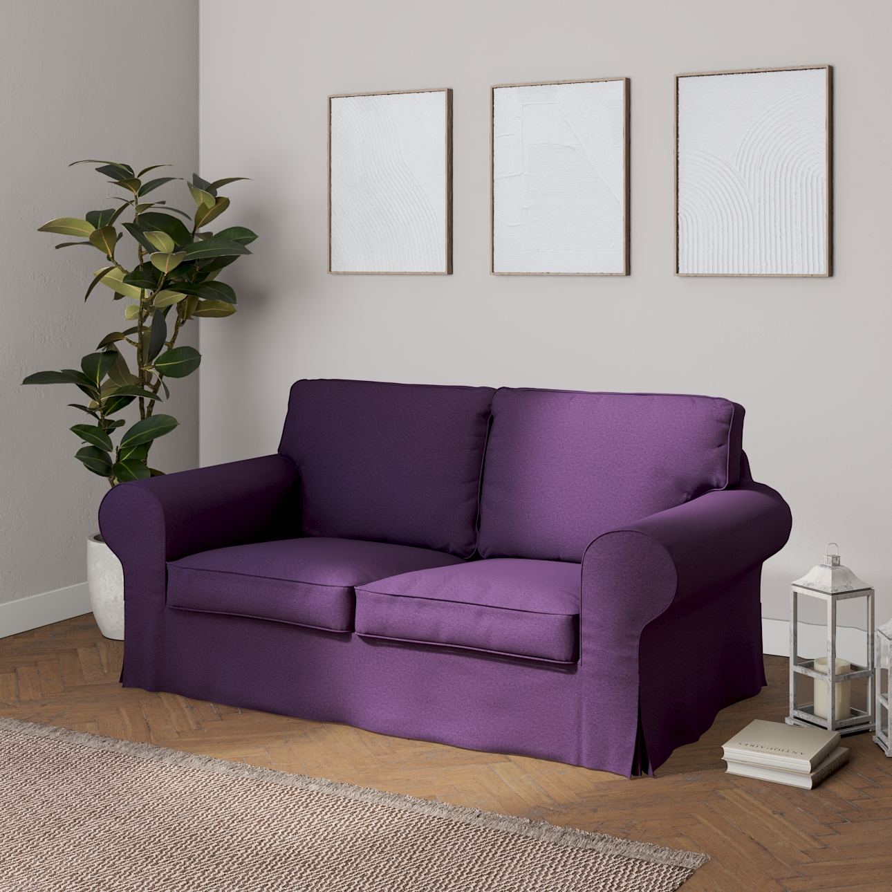 Purple 2 deals seater sofa