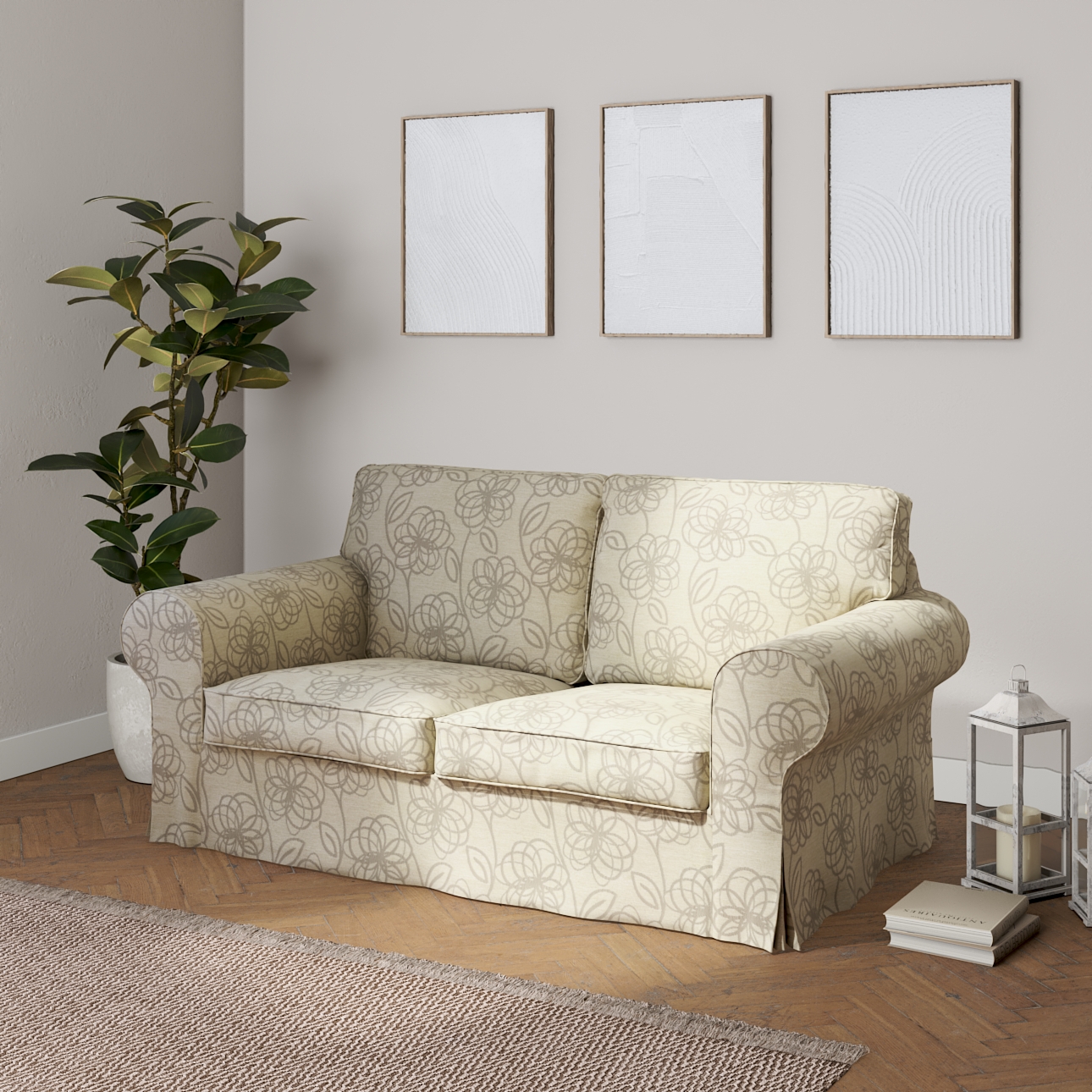 Ikea cream deals sofa