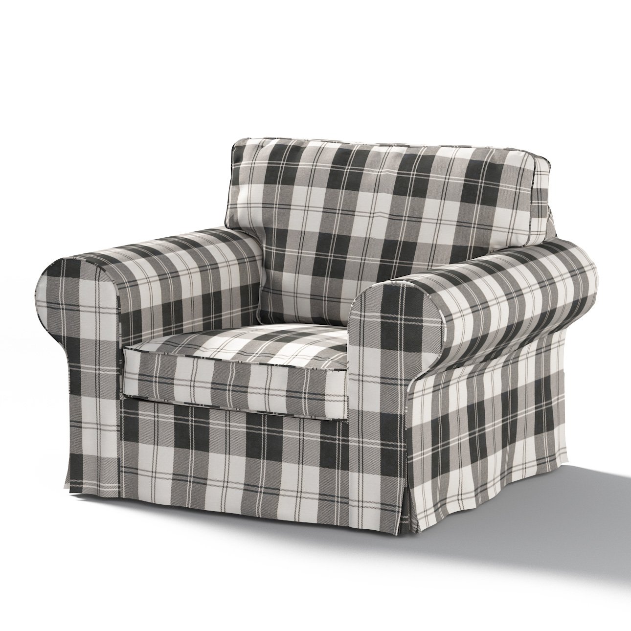 Black and white store gingham chair