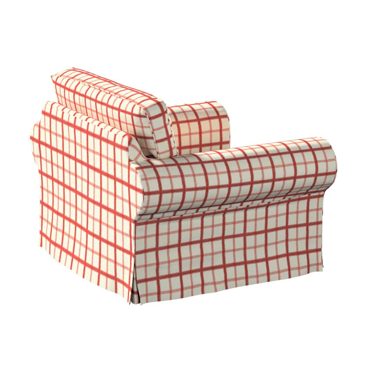 Bezug für Ektorp Sessel, rotcreme, 13115, Sesselhusse für Ektorp Sessel Dekoria.de