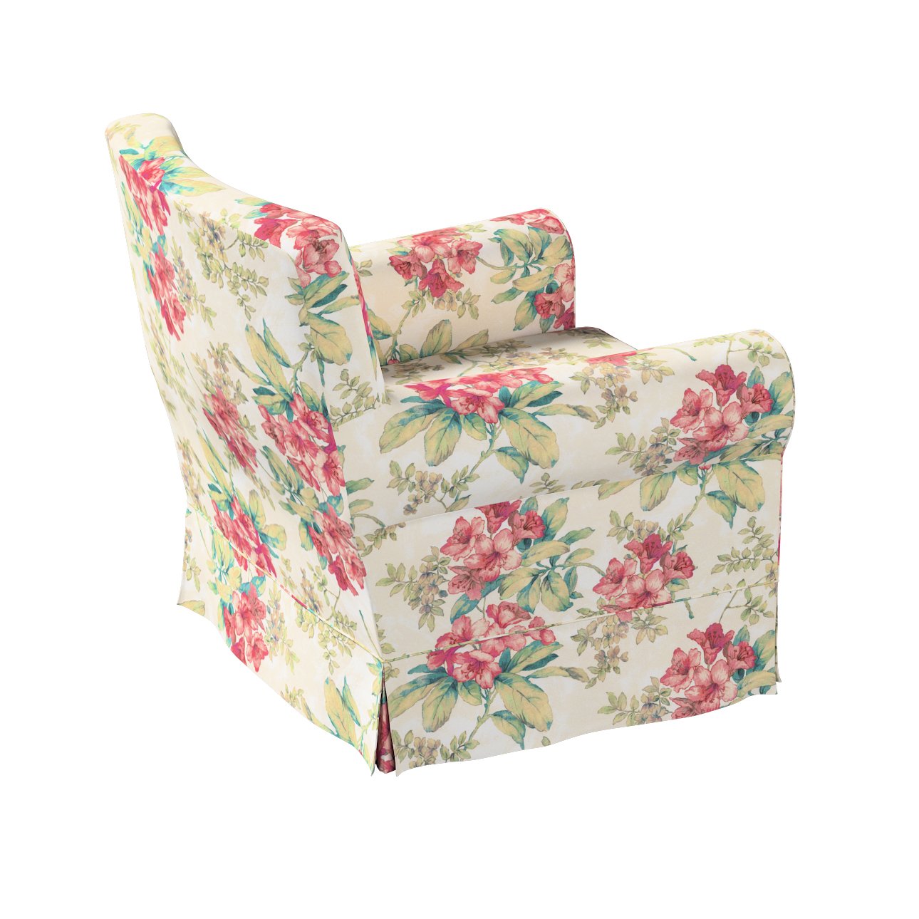 Bezug für Ektorp Jennylund Sessel, rosagrünecru, 14340, Sesselhusse für Ektorp Jennylund