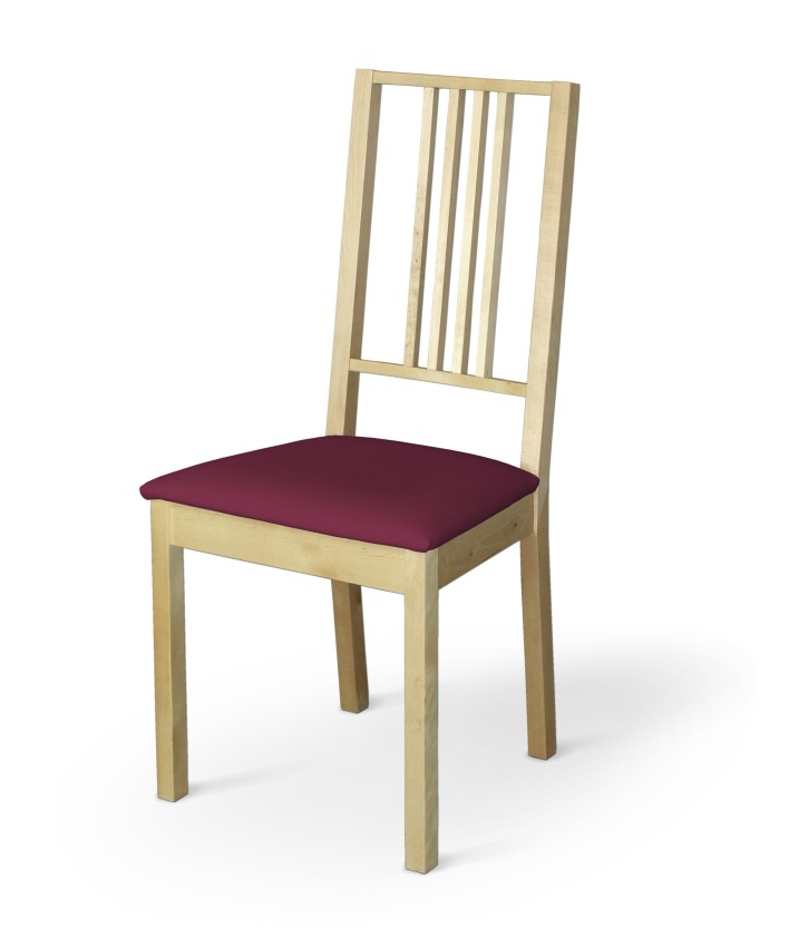 Dekoria Potah na sedák židle Börje, Plum švestková, potah sedák židle Börje, Cotton Panama, 702-32