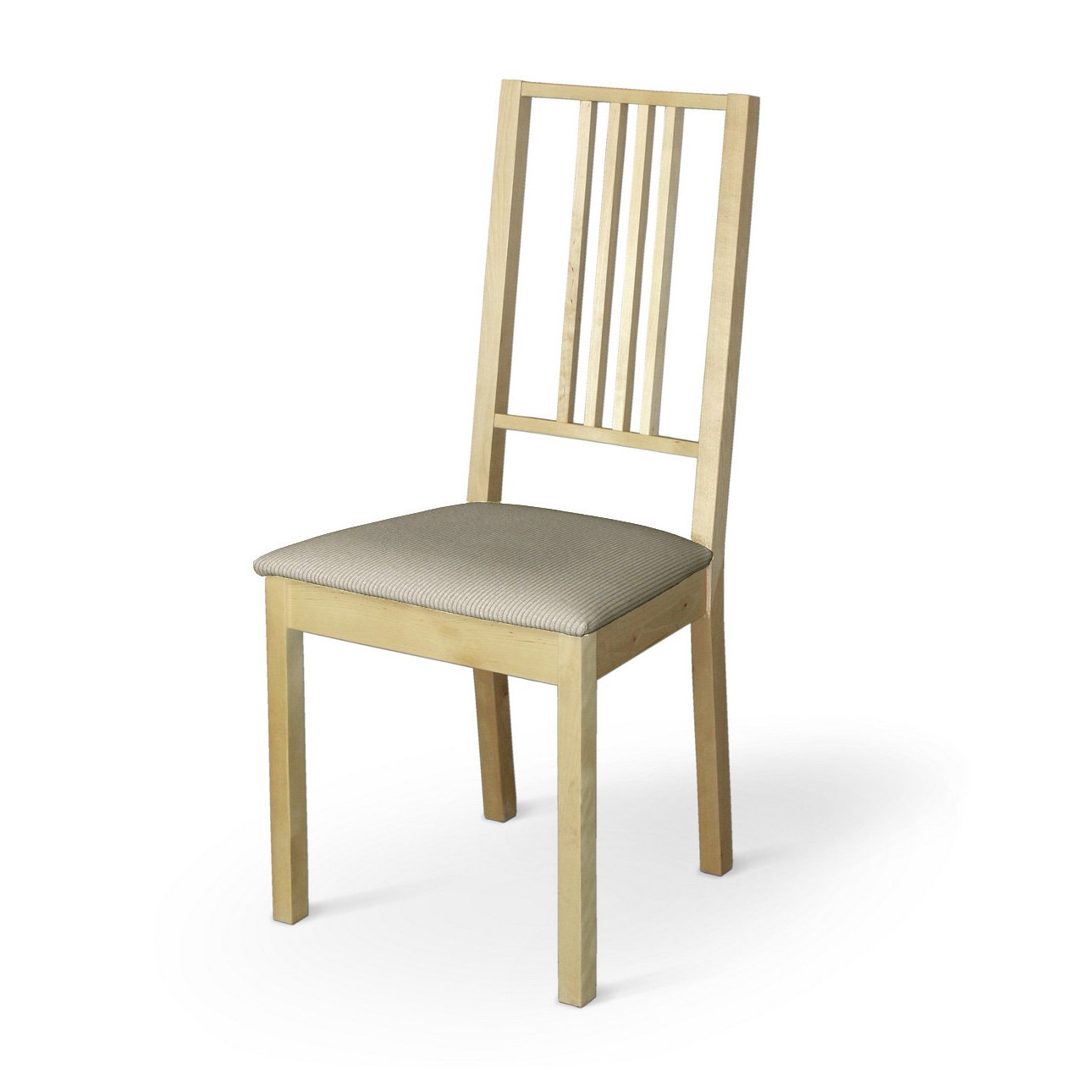 Dekoria Potah na sedák židle Börje, světle šedá, potah sedák židle Börje, Manchester, 701-39