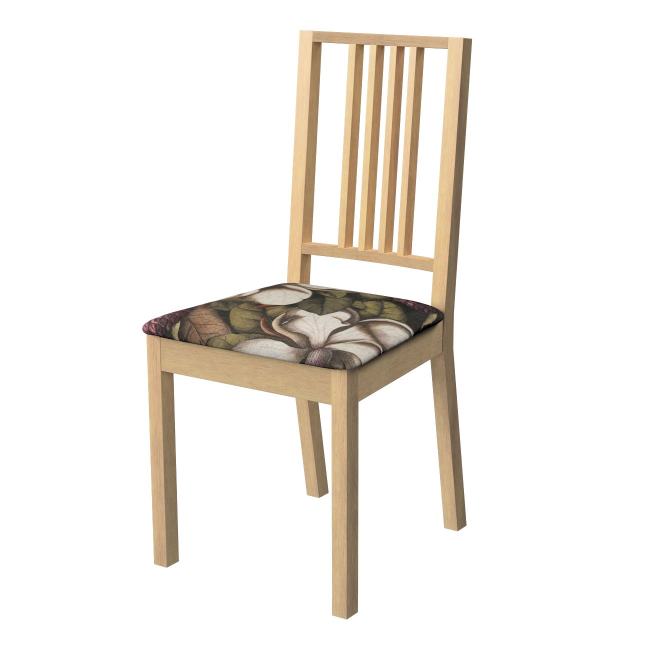 Dekoria Potah na sedák židle Börje, béžovo-zelená, potah sedák židle Börje, Eden, 144-24