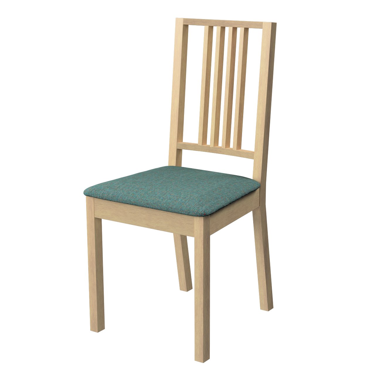 Dekoria Potah na sedák židle Börje, tyrkysová melanž, potah sedák židle Börje, Madrid, 162-33