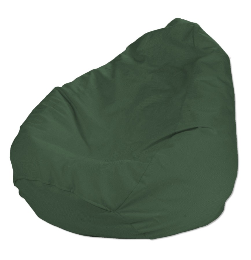 Dekoria Poťah na sedací vak bez výplne, zelená, vak Ø50 x 85 cm, Cotton Panama, 702-06