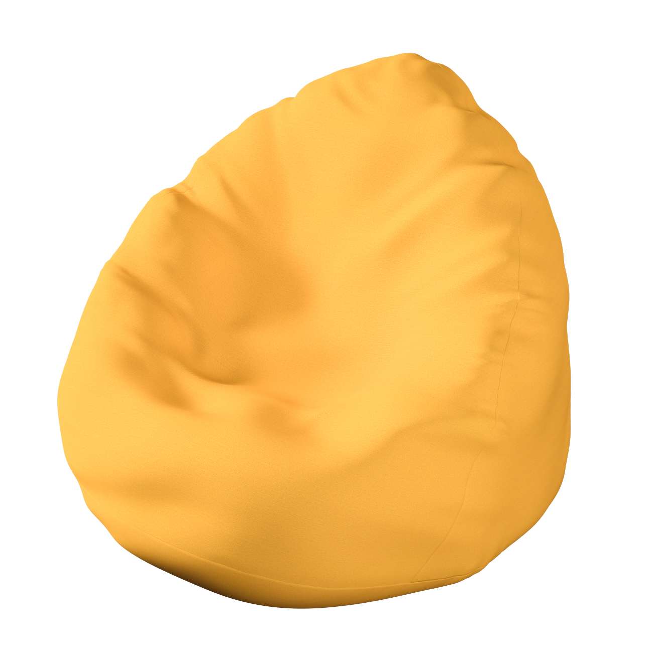 Dekoria Poťah na sedací vak bez výplne, žltá, vak Ø60 x 105 cm, Loneta, 133-40