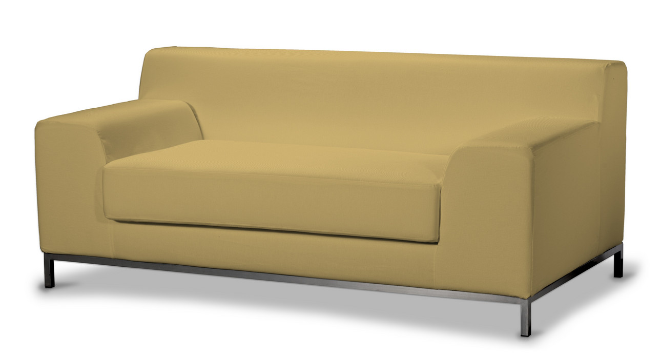 Dekoria Poťah na sedačku Kramfors (pre 2 osoby), matná žltá, Poťah na sedačku Kramfors - pre 2 osoby, Cotton Panama, 702-41