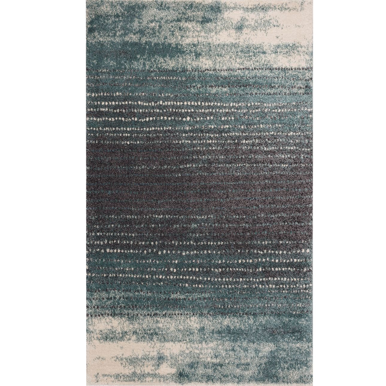 Dekoria Koberec Modern Teal blue-dark grey 160x230cm, 2160 x 230 cm