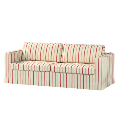 Pokrowiec na sofę Karlstad 3-osobową nierozkładaną, długi 204 x 89 x 66 cm w kolekcji Avinon, tkanina: 129-15