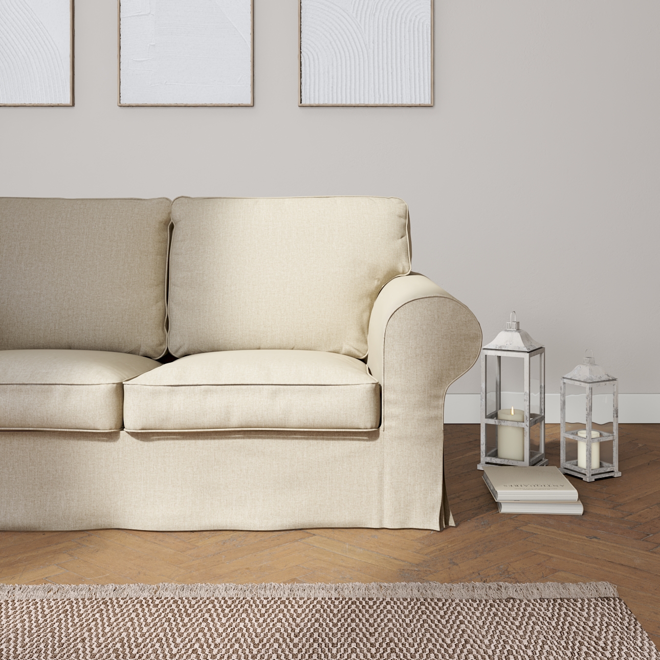 Beige deals ikea sofa