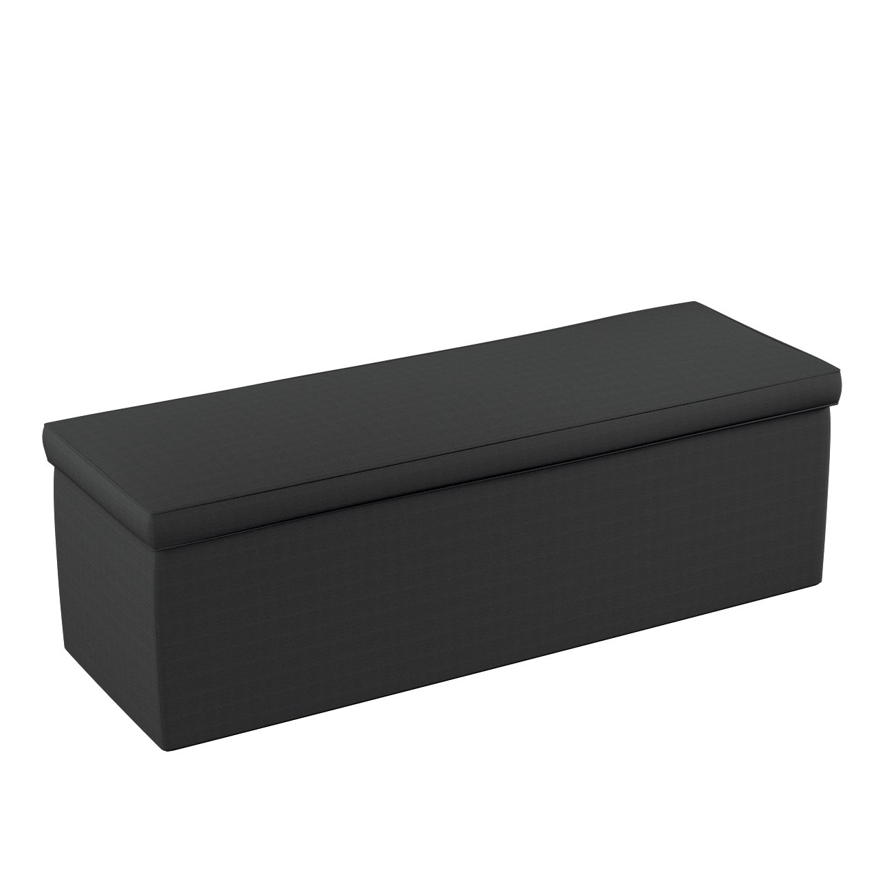 Dekoria Čalouněná skříň, černá, 90 x 40 x 40 cm, Loneta, 133-06