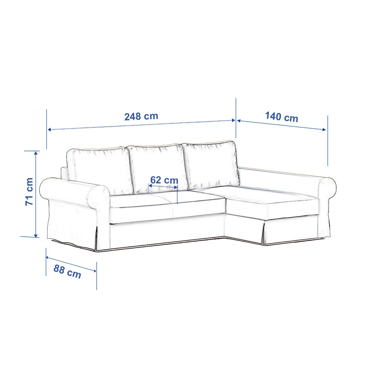 Ikea backabro store sofa bed