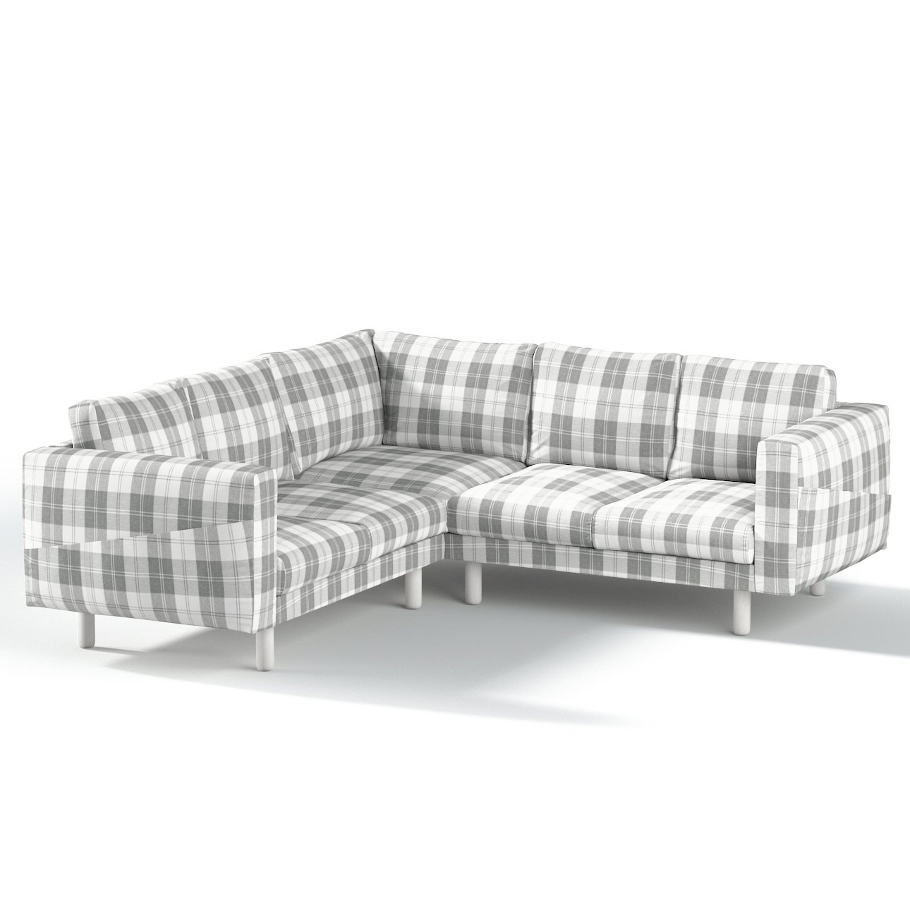 Tartan deals corner sofa