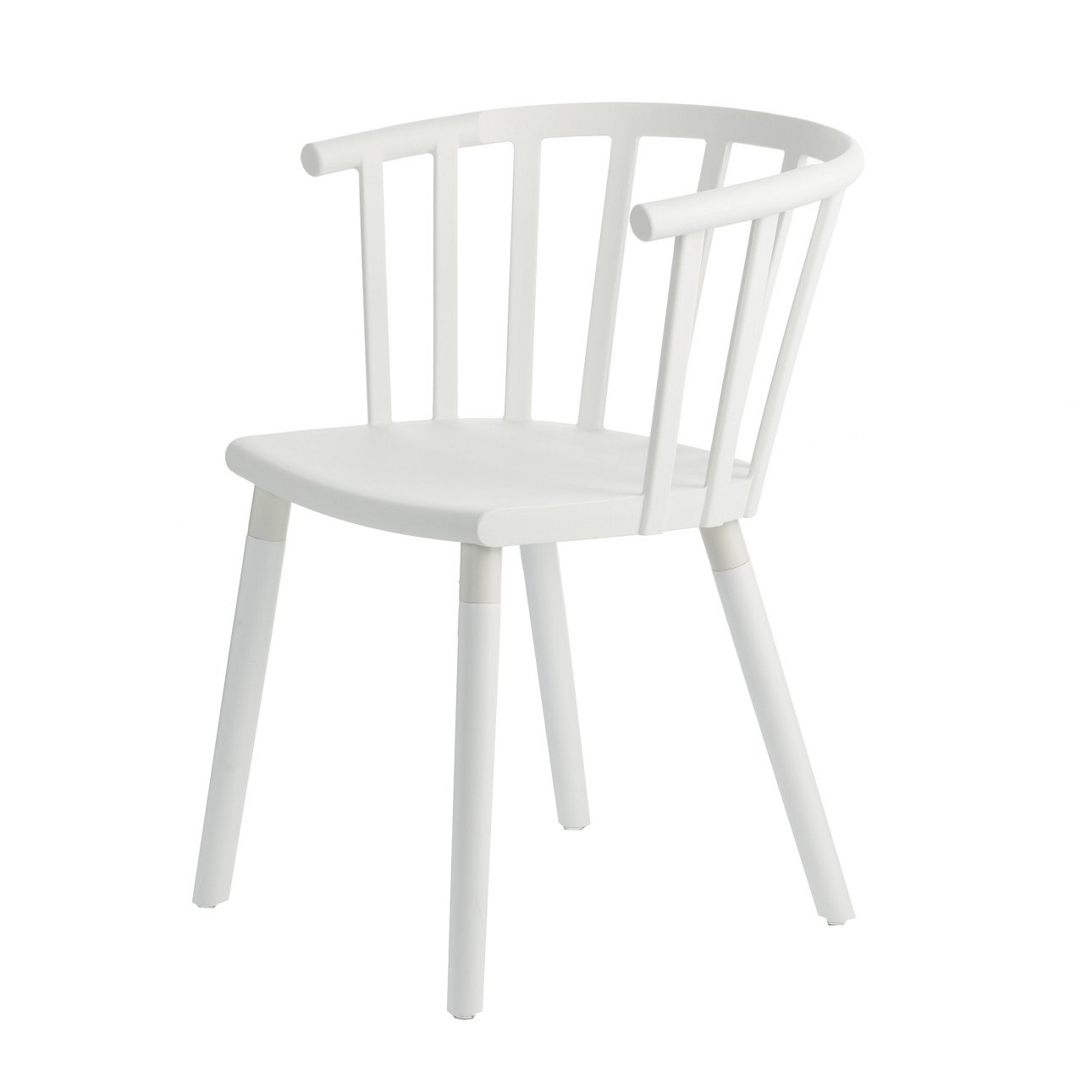 Dekoria Židle Madlen White, 76 x 43 x 54 cm