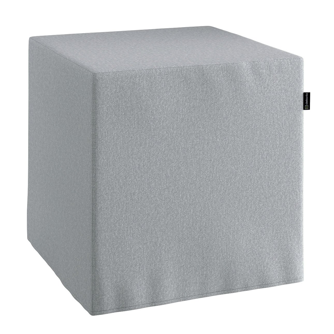 Dekoria Sedák Cube - kostka pevná 40x40x40, šedá, 40 x 40 x 40 cm, Amsterdam, 704-55