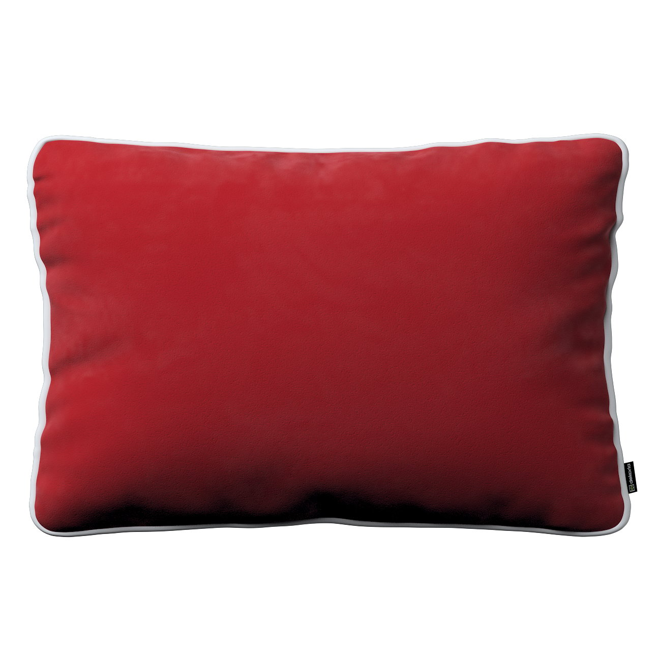 Dekoria Laura - potah na polštář obdélníkový, sytá červená, 60 x 40 cm, Velvet, 704-15