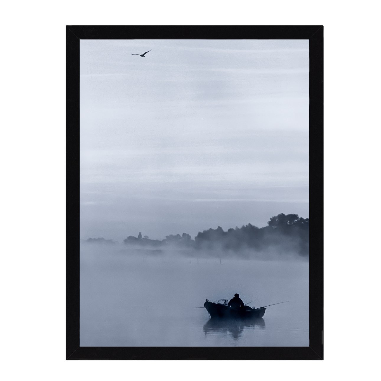 Dekoria Obraz Foggy Lake I 30x40cm, 30 x 40 cm