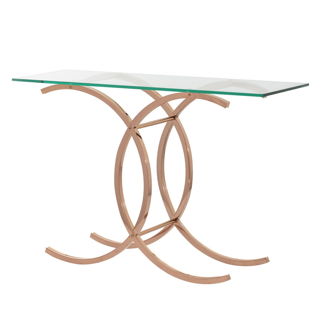 Konsola Chica rose gold 128x40x79cm