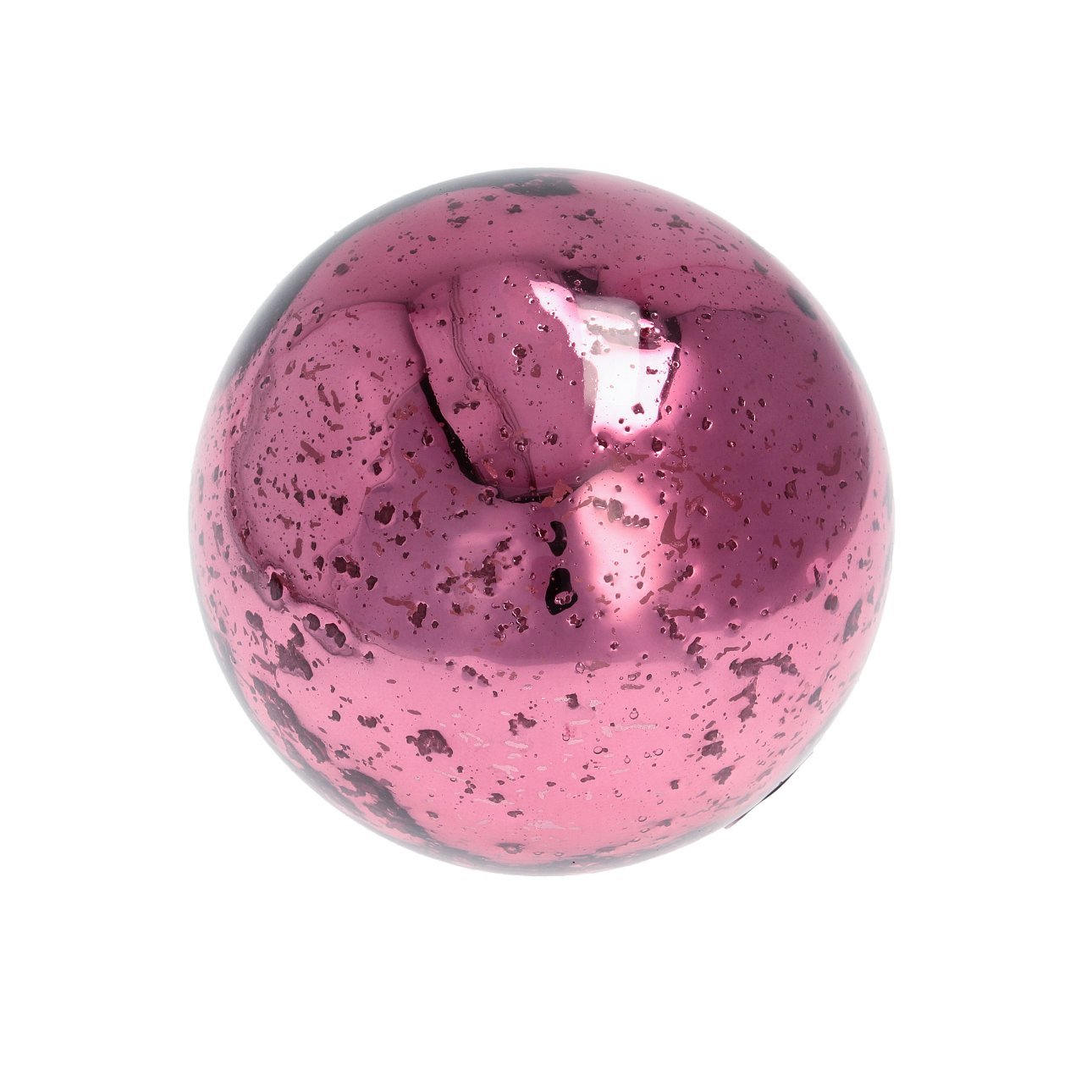 Dekorace  Glass Ball pink průměr 15cm